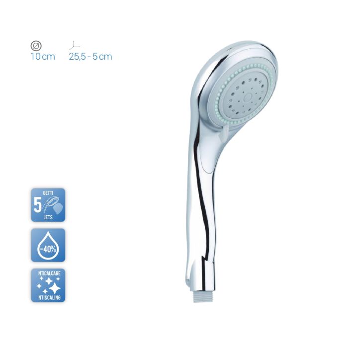 Saturn - ABS Handbrause mit 5 Strahlarten