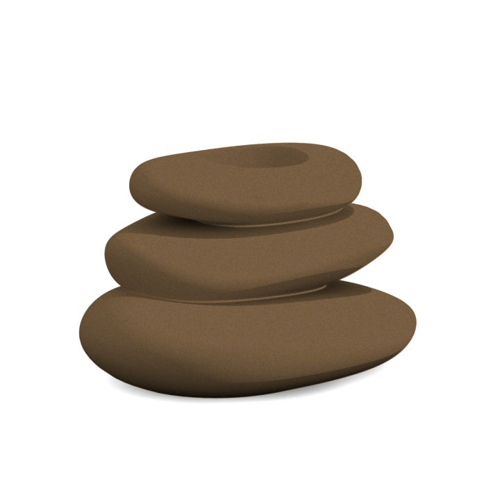 Blumentopf aus Harz 75x62 Bronze mod. Eden Pot main product photo