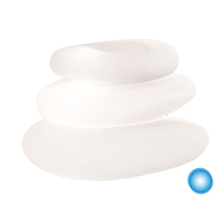 Blumentopf Lampe aus Harz 75x62 cm mod. Eden Pot Bright Blaue Lampe main product photo