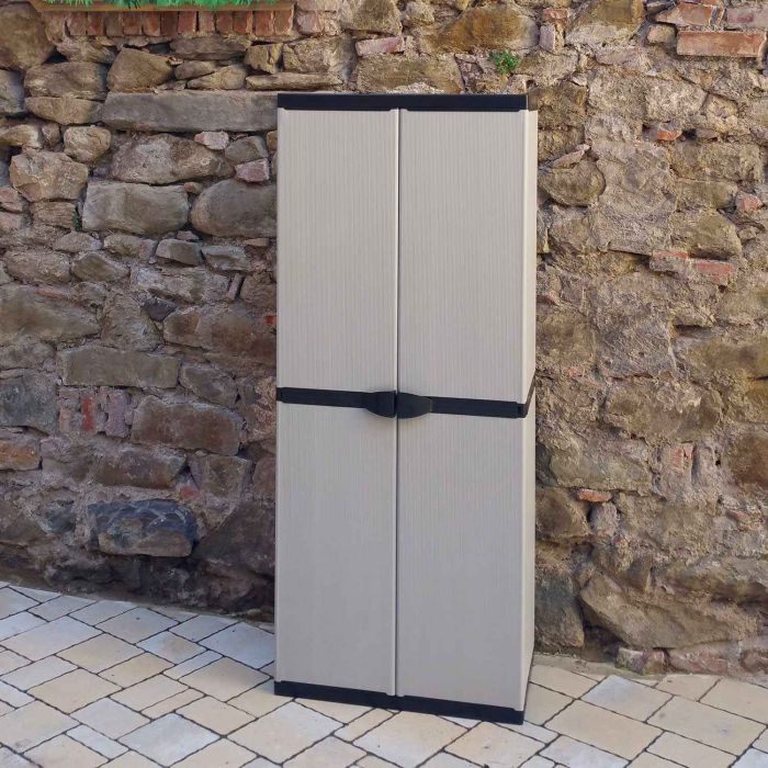 Armadio alto portascope esterno interno a due ante 68x39,5x168 CM