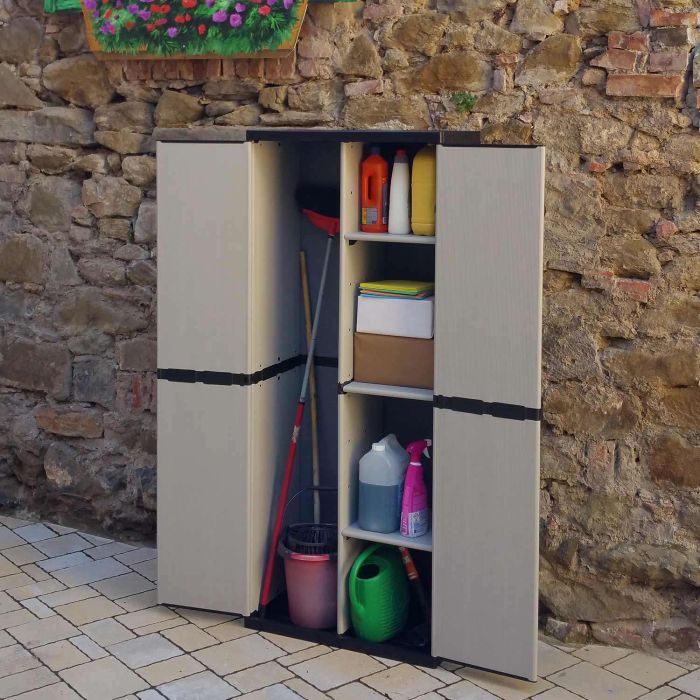 Armadio alto portascope esterno interno a due ante 68x39,5x168 CM