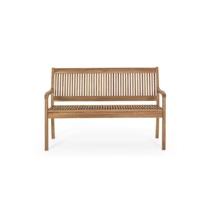 2-Sitzer Bank aus Massivholz 120x62x88H cm