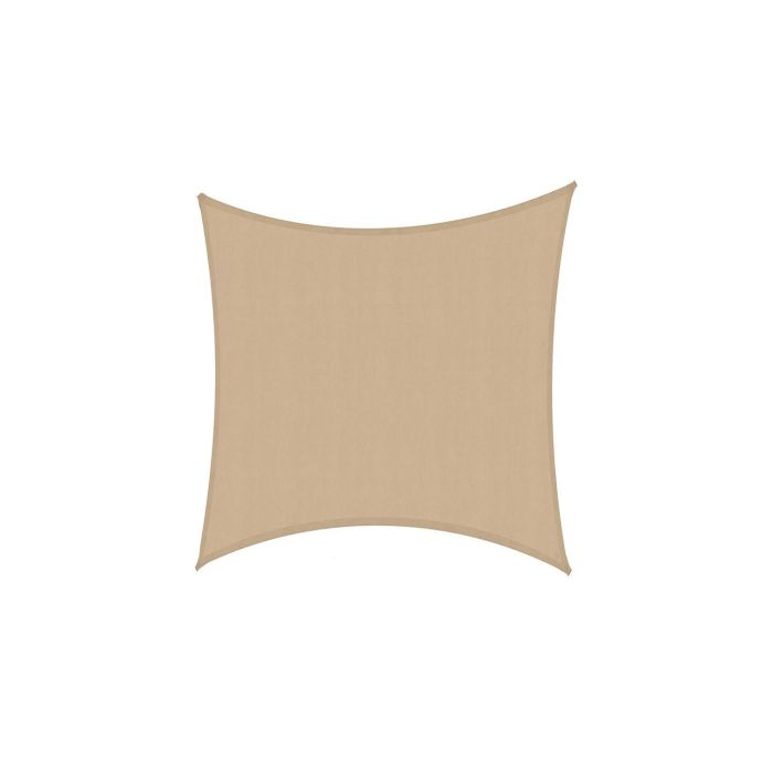 Viereckiger Sonnensegel Sonnenschutzsegel Sand 3x3x3 m aus Polyester main product photo