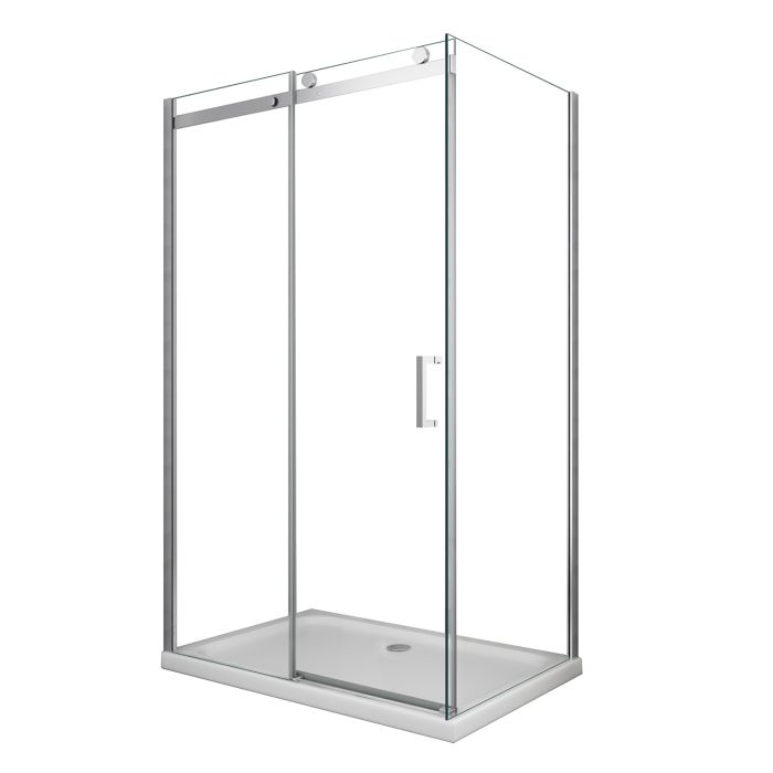 Box Doccia 80x100 CM H190 Trasparente con Easy-Clean mod. Cosmopolitan main product photo