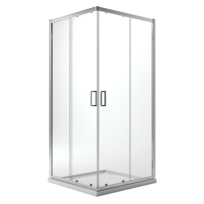 Eckeinstieg Duschkabine Rechteckig 90x70 H185 Transparent 6mm Glas Mod. Ready main product photo
