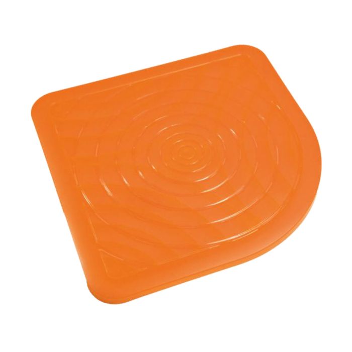 Duscheinlage in Harz Orange 56x56 CM Mod. Oasi main product photo