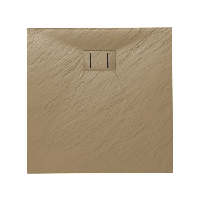 Duschwanne 90x90x2,6 CM Quadratisch Taubengrau Stein-Effekt Mod. Blend main product photo