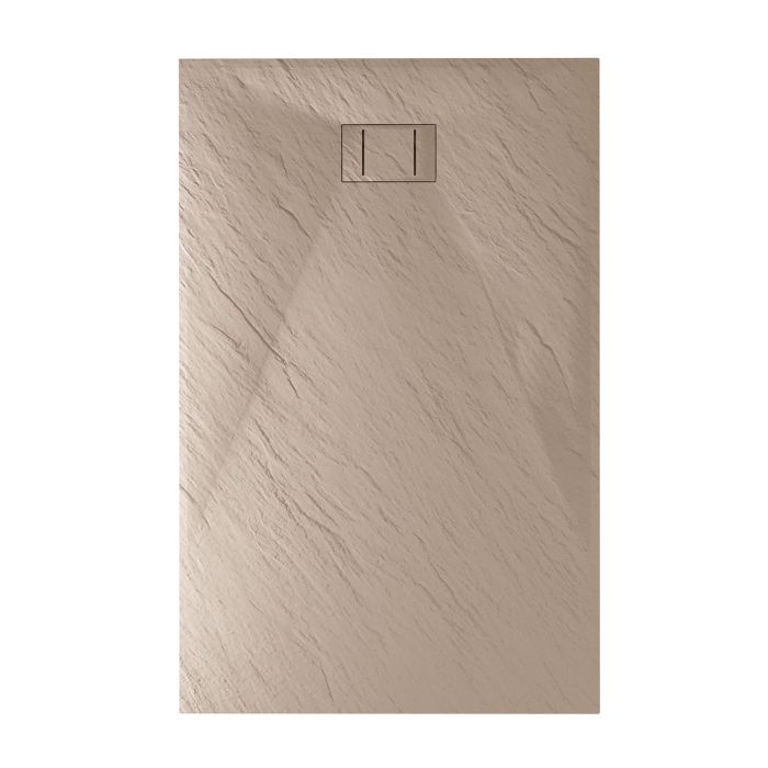 Duschwanne 140x80x2,6 CM Rechteckig Taubengrau Stein-Effekt Mod. Blend main product photo