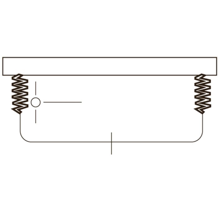 Dreiseitige PVC Faltwand Badewanne-Kabine mit zentraler Öffnung Mod. Nicla