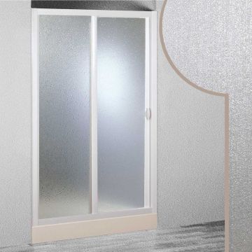 Acryl-Nischentür Smart mit seitlicher Öffnung
