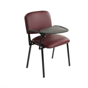 6 Sedie Imbottita Impilabile in Eco Pelle - Ufficio Riunione Sala