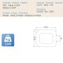 WC-Sitz Toilettendeckel Weiß Mod. Conca Fit