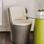 Poltrona seduta Comfy Moon grigio in resina 60x60 cm 