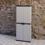 Armadio alto portascope esterno interno a due ante 68x39,5x168 CM
