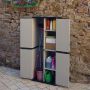 Armadio alto portascope esterno interno a due ante 68x39,5x168 CM