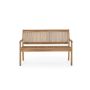 2-Sitzer Bank aus Massivholz 120x62x88H cm
