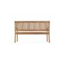 2-Sitzer Bank aus Massivholz 120x62x88H cm