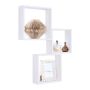 Kubischer 3er Set Wandregal farbe zur Auswahl mod. InCubo Slim